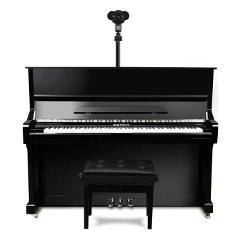 ミドウエ-MIDWAYピアノ立式MS 1家庭用教育用アップダウン演奏縦型ピアノ10年保証高121 cmブラックMS-1ブラック