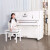 ハーツマンピアノアノハーイエック縦型ピノ家庭用プロ用クララスの実木演奏スタオ・シイン白125 AF
