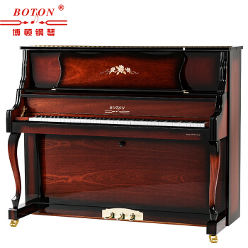 博顿(BOTON)ドイツ品质縦型ピアノMX-3 E柚木色亮光プロ用クラス家庭用初心者大人のアプレットド试验专用演奏ピアノ柚木亜光
