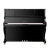 FOKOYAMA縦型ピアノ成人家庭用演奏级ピアノ実木ムム·ブメンSK-P 126高度经典黒