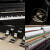 パリバ京珠の真新さ縦型ピアノ家庭教育用プロ演奏アクアチックドット黒ピアバック232 H