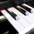 Barroco(Barroco)の全く新し縦型ピアノのレベルジップ试験はSK-5ピアノ黒を演奏します。