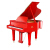 リット(LISZT)ドレーグラドピアノ演奏用にハンマを入力した大人の教育用のオルガンを使って家に届けます。KG-150ホワイトです。