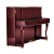 ハロドサ(HARRODSER)H-2シリズのオリジナルル入力122縦型ピアノの新しい家庭用初心者アプライド试験教育用ピアノ-2 Lの赤木色の足首