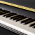 ゴッホの巣プロはピアノ楽器で初心者アプレットド试験を行う。子供用のエクササイズ式88ボタで家庭用の黒いピアノを送ります。