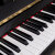 ドイツピアノサラダSシリズの真新縦型ピアノ家庭用練習用ピアノプロ用演奏子供給用大人用琴S 122クラシク黒