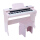 【プリンセスピンク】木の大きいサイズの子供用エレクトリックピアノ+木のベンチ